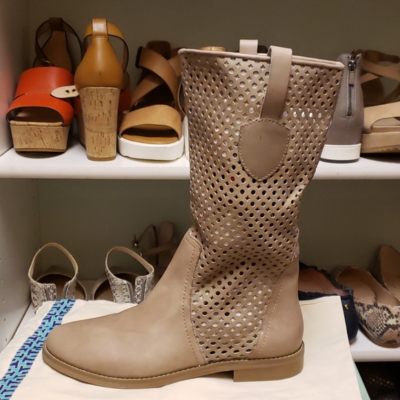 Zoe+Luca Perforated Leather Naples-Z Boot - Picture 6 of 7